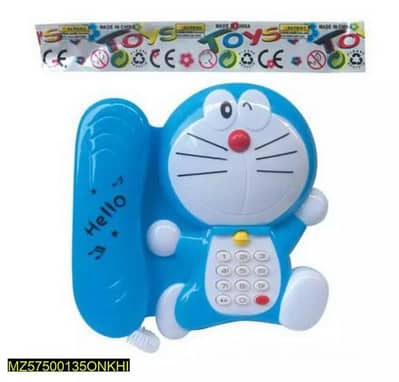 Doraemon Telephone Toy Blue Educational playset