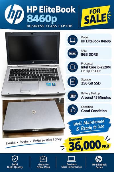 HP Elite Book 8460p
