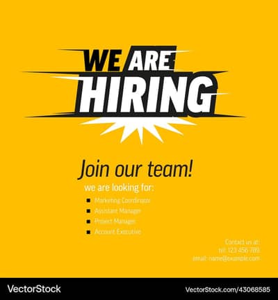 WE ARE HIRING MALES AND FEMALES FOR PART TIME WORK AND ONLINE WORK