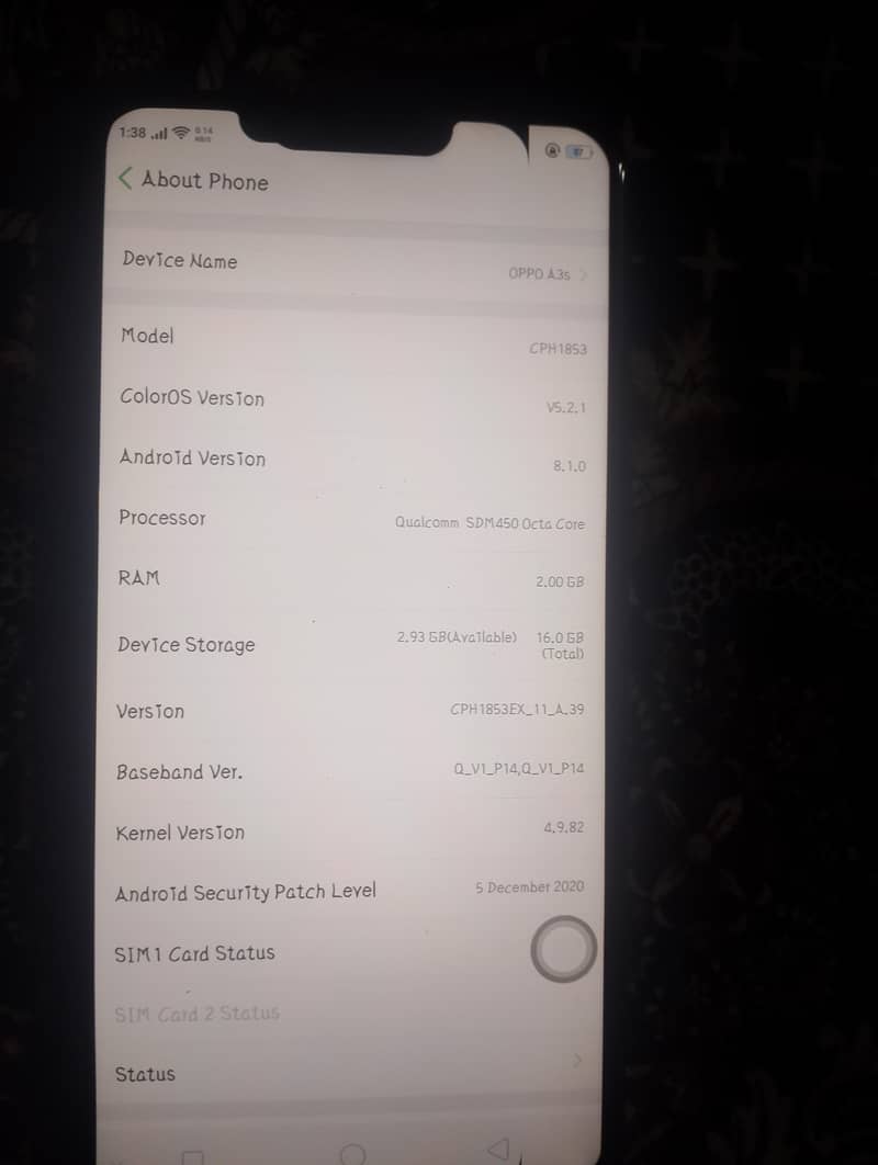 OPPO A3s 6