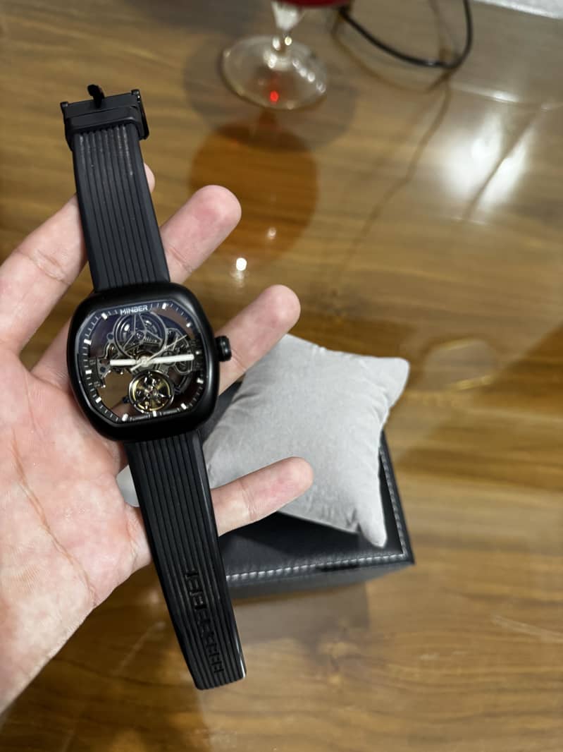MINBER Automatic Mechanical Skeleton Watch 4