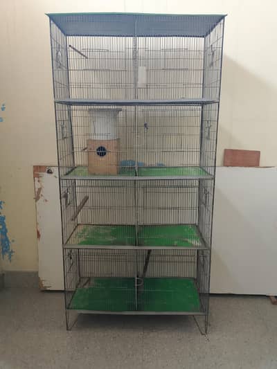 Iron cage for sell 4 floor 8 portion