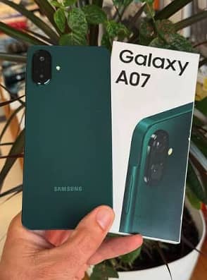 Samsung Mobile A07 4GB / 64GB - COMPLETE BOX - WARRANTY TILL MAY 2027