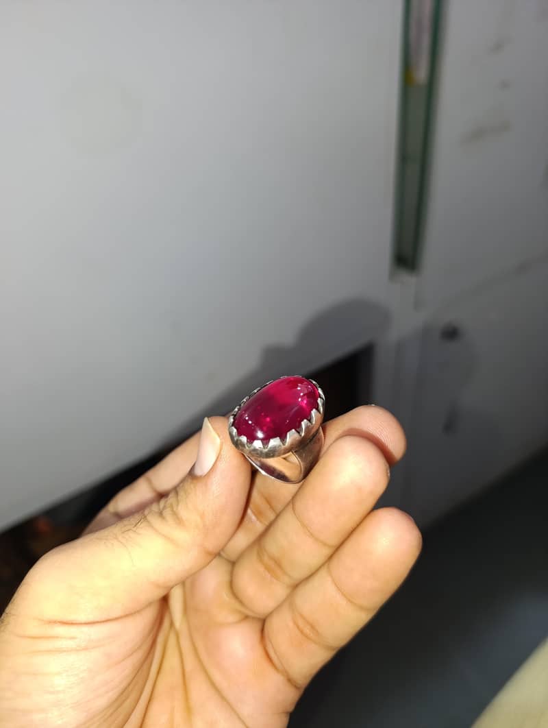 pure silver ring 0