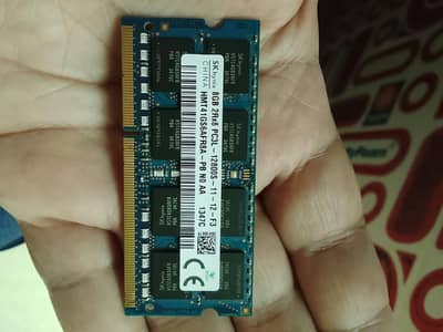 Laptop RAM 8 GB DDR3