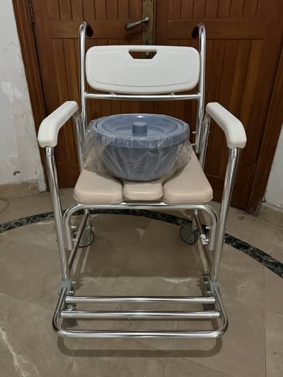 Imported 3 in 1 Commode/Toilet/Shower Wheelchair