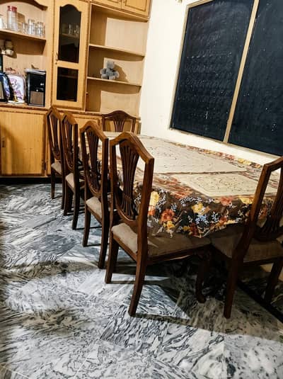 Large Dining table with 6chairs