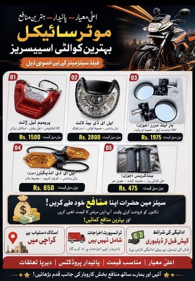 High Quality Imported Bike Accessories