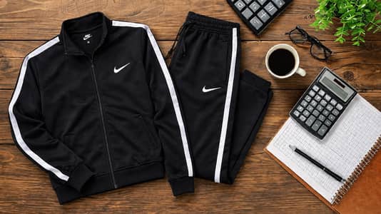 Premium Black Sports Tracksuit Nike