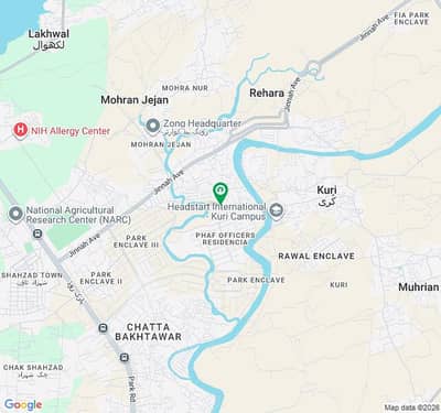 14 Marla Upper Portion available for rent in phaf officers residence kuri road islambad
