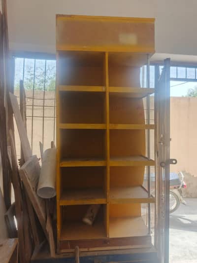 a selve for books and other