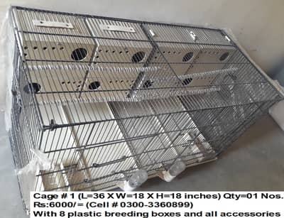 Cages for birds