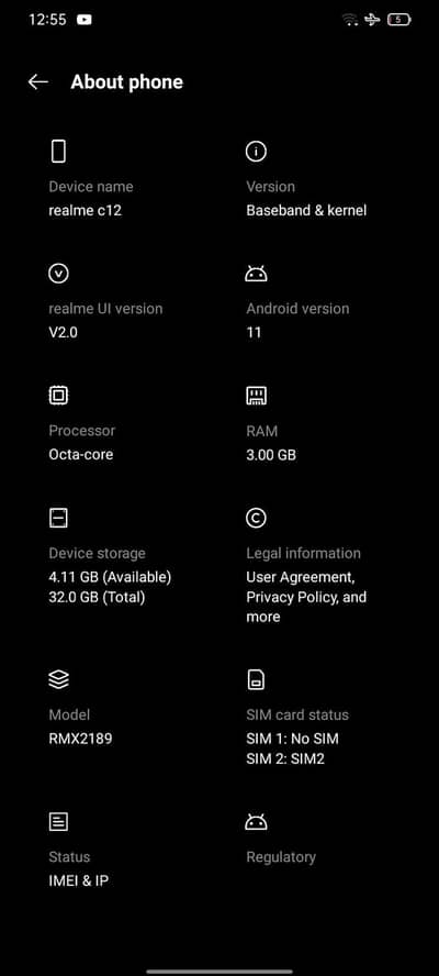 Realme C12