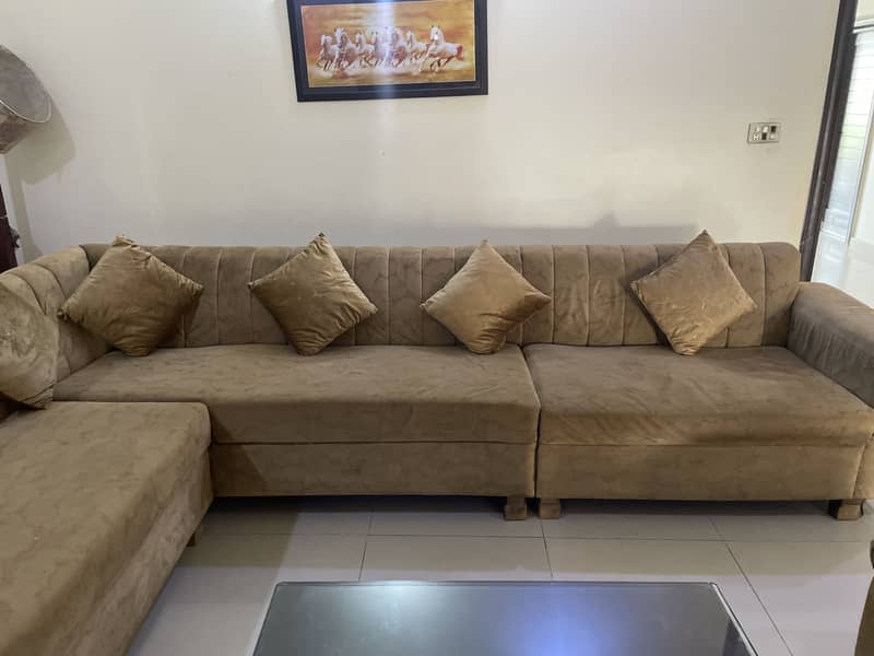 L shape sofa 2