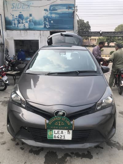 Toyota Vitz 2016 model 2018 registered