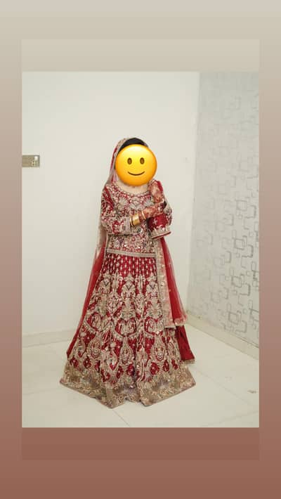 Red Bridal Lehenga – Worn once