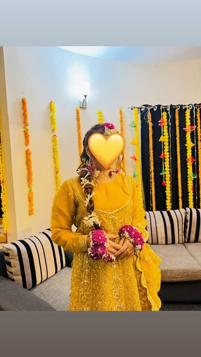 Bridal mayun dress