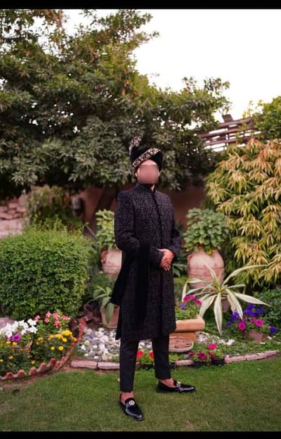 Black Sherwani