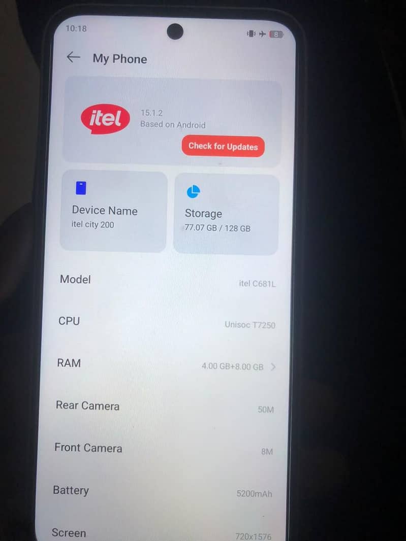 Itel Other Model 1