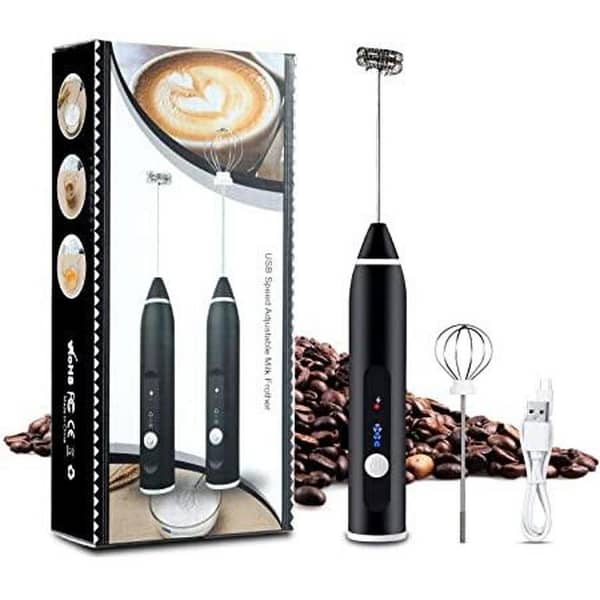 T  Original Product USB Electric Egg Beater 3 Speed Handheld Drink Coffee Whisk Mixer Milk Frother Foamer Cappuccino Latte Maker Egg Tools