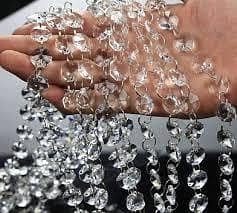 Crystals Curtains Strings 20 pieces 5 feet each