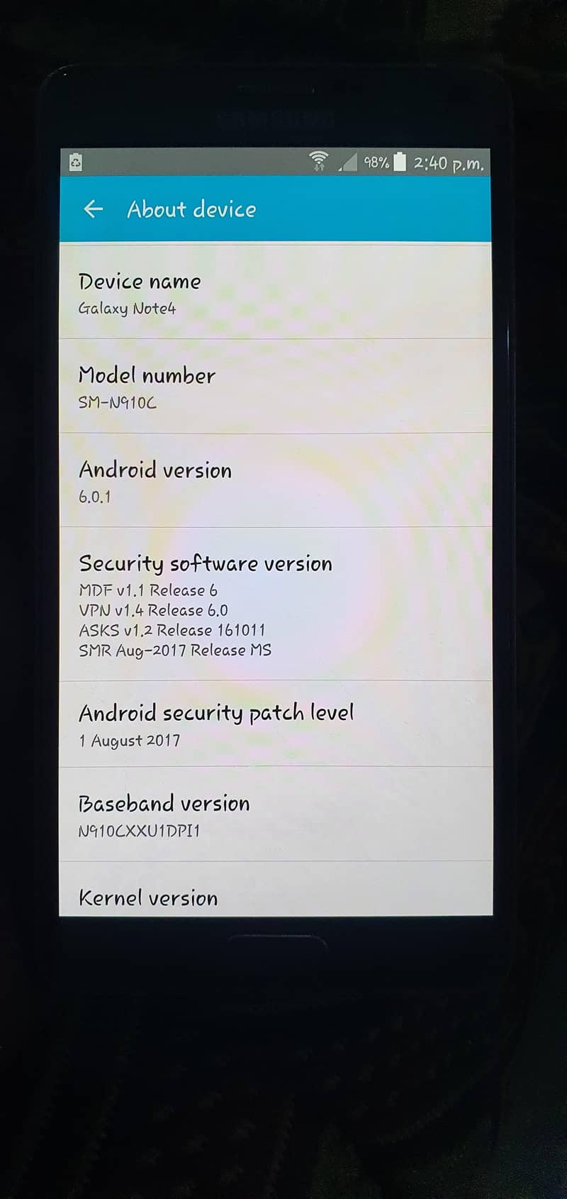 Samsung Mobile Note4 1