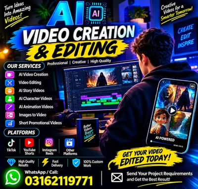 AI Video Creation & Professional Video Editing