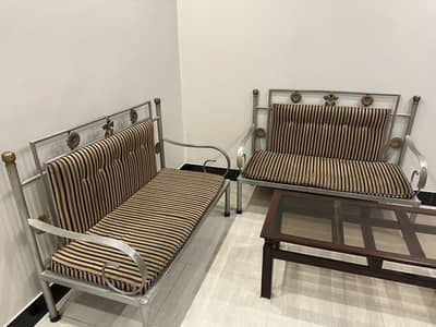 Metal sofa set 2
