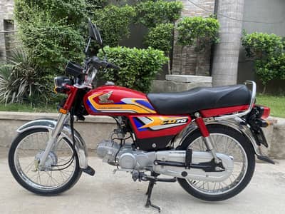 Honda CD 70 Call 03029636017 All genuine condition argent sale