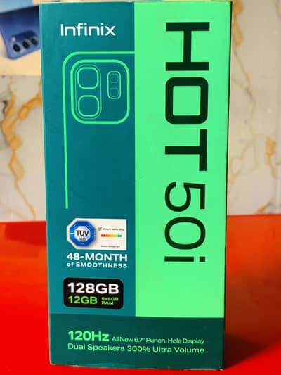 Infinix Hot 50i 6+6=12/128