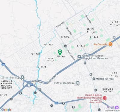 30*60 Plot For Sale In G-14/4 Islamabad