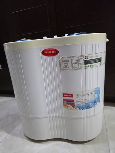 NIKAI Washing & Dryer Machine Only 3 to 4 time use Brand New Condition