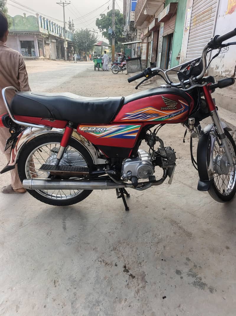 ہونڈا سی ڈی 70 لش کنڈیشن 2020 ماڈل 1