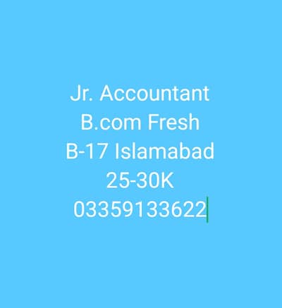 Jr. Accountant