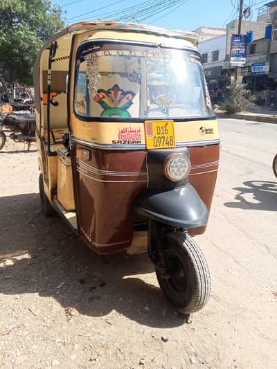 sazgar 2016 model LPG riksha for sale