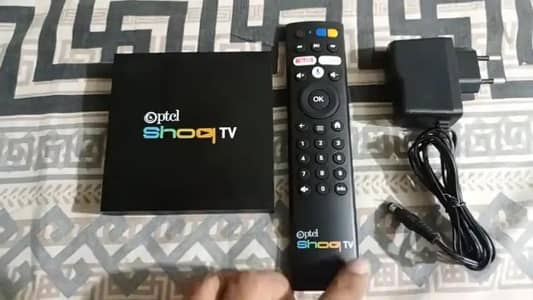 Unlocked Ptcl shoq box android available