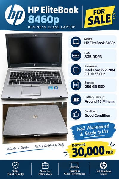 HP Elite Book 8460p