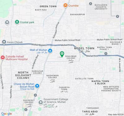 6 MARLA SEPARATE GROUND PORTION FOR RENT Shalimar Colony, Street No. 9, Multan Gated Street