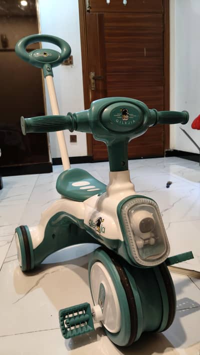 Kids 3-in-1 Space-Theme Tricycle / Push Bike
