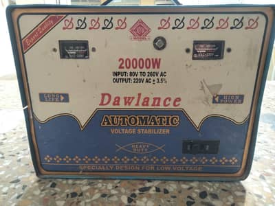 Stabilizer 20,000 Watts