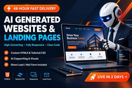 I will create a website for your business or profession of your choice