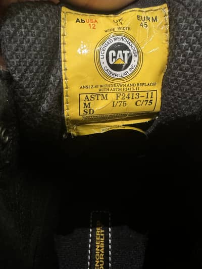 Caterpillar Hydraulic St (Steel Toe) Black Safety Work Boots