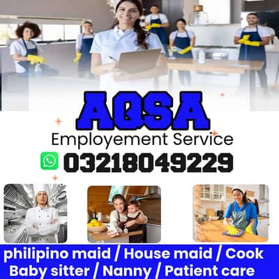 Maids, Driver, Cook , Babysitter, Nanny & Patient Care Staff Available