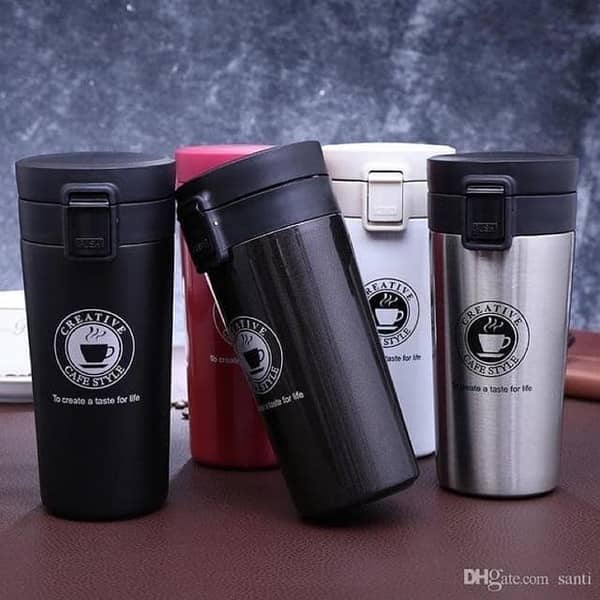 T  500ml Thermos Vacuum Cup Double Layer Travel Outdoor School Coffee Flask Water Bottle Mug Keep Heat/cold