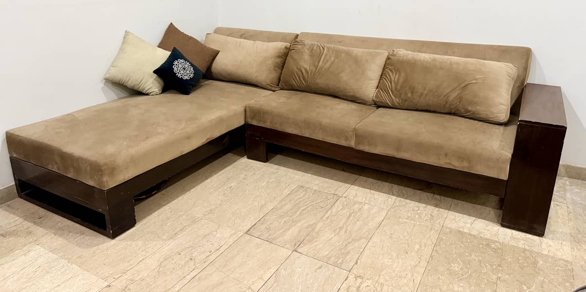 L Shape Sofa 10/10 condition 1