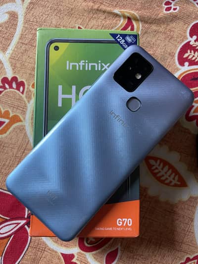 Infinix Hot 10 with box 6-128gb