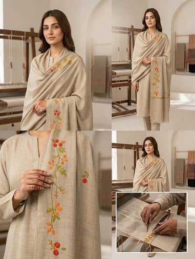 swati hand made shawll