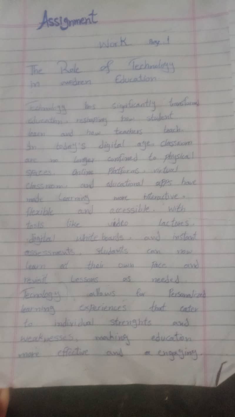 Assignment writing 0