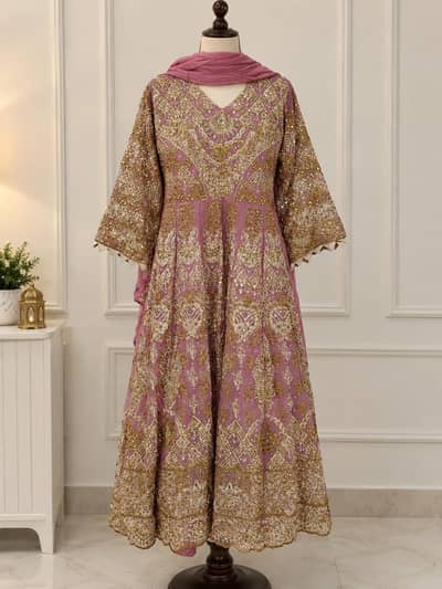 Walima wear/Bridal Walima Maxi/Designer walima maxi