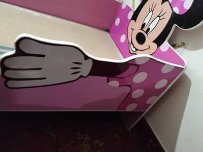 Minnie mouse kids single bed only one month used